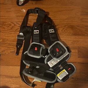 Black and Gray RideSafer Child Harness for car rides XS